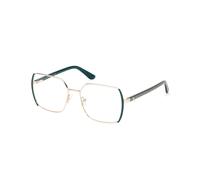 Guess by Marciano Donna GM50014 98 Montature da vista Metallo Verde Squadrata Normale