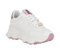 Guess Calebb, Scarpe da Ginnastica Donna, Bianco Rosa 147, 39 EU