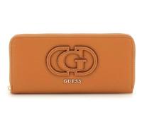 GUESS Calebra SLG Large Zip Around Wallet L Cognac