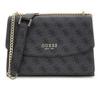 GUESS Calista Convertible Xbody Flap Bag Coal Logo