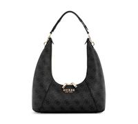 GUESS Calista Top Zip Shoulder Bag Coal Logo