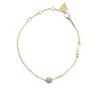GUESS Calypso Crystals Bead Bracelet L Yellow Gold