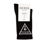 Guess Calzino donna basso calza in cotone logato con soletta in spugna cotone taglia unica articolo V2GZ00ZZ00I, JBLK Black/Nero, Taglia unica