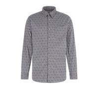 GUESS Camicia blu fumo / nero Uomo GUESS S