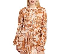 GUESS Camicia Josette da Donna Beige Modello W3RH56WDW52 XS