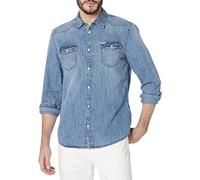 Guess Camicia Truckee a Maniche Lunghe da Uomo, Palazzo, M