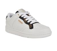 Guess CamrioSneaker Donna, Bianco Marrone 141, 35 EU