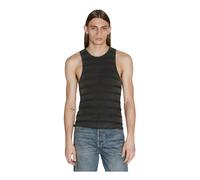 Guess - Canotta con Cuciture a Vista - - Tops - Uomo - Nero - 2XL