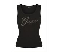 GUESS Canotte Jeans Logo Script jblk Jet Black a996, Nero , S