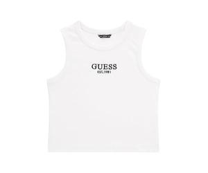 Guess Canotta Midi da Ragazza in Maglia a Coste Senza Maniche Eco
