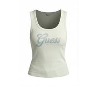 GUESS Canotte Jeans Logo Script a72c Misty Teal, blu, XL