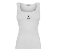 Guess Canotta da donna Star, Bianco puro, XL
