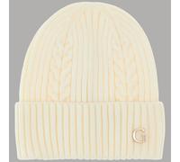 Guess cappello bianco in maglia cuffia Guess con AW5385 POL01 WHI