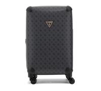 GUESS Carbone Logo Stampa Pu Wilder 24 In Borsa Trolley 8 Ruote