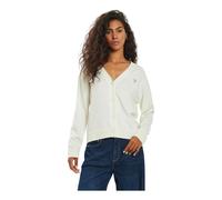 Guess - Cardigan a Triangolo Mini - - Knitwear - Donna - Bianco - M