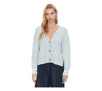 Guess - Cardigan Corto con Scollo a V - -Knitwear -Donna -Blu -L