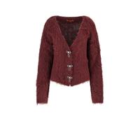 GUESS Cardigan rosso scuro | M