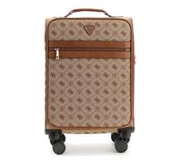 GUESS carrello Melinda Logo 18 IN 8-WHEELER Latte Logo marrone chiaro