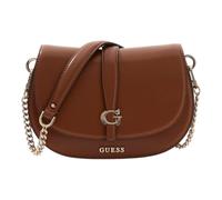 Guess Carrie - Borsa a tracolla con patta magnetica solida cognac