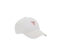 Guess Cappello baseball da uomo M3YZ22 Triangle Patch Bianco PurWhite