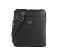 GUESS Uomo Borsa a tracolla 'Certosa' nero / argento, Taglia One Size