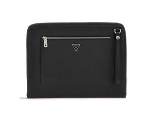 Guess - Certosa Saffiano Document Holder - - Bags - Uomo - Nero - ONE SIZE