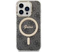 GUESS CG Mobile Custodia Rigida per iPhone 15 PRO Max, Compatibile con MagSafe IML 4G, AntiGraffio, Resistente alle Cadute, Custodia Posteriore Completamente Sottile per iPhone 15 PRO Max da 6,7",