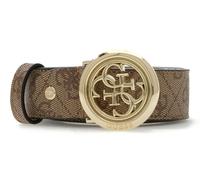 GUESS cintura Janie Logo Adjustable Belt H30 W85 Latte Logo