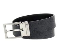 GUESS cintura Milano Adjustable & Reversible Belt H35 W115 Black nero accorciabile