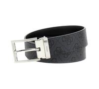 GUESS cintura Milano Adjustable & Reversible Belt H35 W95 Black nero accorciabile