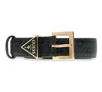 GUESS cintura Noelle Adjustable Belt H25 W85 Coal Logo grigio scuro accorciabile