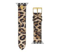 GUESS Cinturino per smartwatch da donna compatibile con Apple Watch (38-40 mm), Leopard, misura unica, Moderno