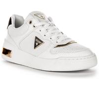 Guess Clarkz 4G Triangle Logo Lace Up Trainer Donna In Bianco EU 36-42