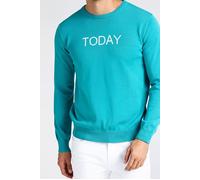 GUESS Cn Ls Logo Sweater Bombay Sapphire Taglia: M | Outlet | Uomo | Blu