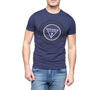 Guess CN SS Heal Itself Tee T-Shirt, Uomo, Blu (Bleu Navy), Small (Taglia Produttore:S)