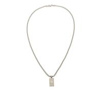 GUESS Collana '26 4G Pave' grigio scuro Uomo GUESS One Size