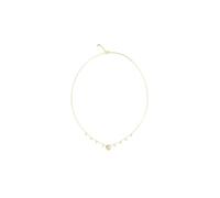 GUESS collana Aurora 16-18" Pave Fringes Yellow Gold dorato