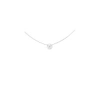 GUESS collana Borboleta 16-18" Coin Necklace Rhodium argentato