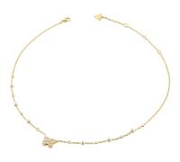 Guess Collana Borboleta 16-18" Pave Borboleta Necklace Giallo Oro