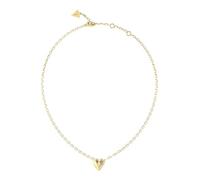 GUESS collana By Your Side 16-18" Heart Necklace Yellow Gold dorato