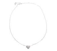 GUESS collana In My Heart Snake Chain Necklace Rhodium