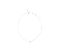GUESS collana Love Bites 16-18" Infinity Necklace Rhodium argentato