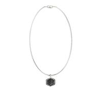 GUESS Collana nero / argento Uomo GUESS One Size