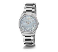 Guess - Collection GC Orologio da Polso da Donna Bracciale Coussin Sleek Mid Size 34mm Argento Blu Z25003L7Mf - - Accessories - Donna - Grigio - ONE SIZE