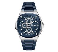Orologio Gc Cronografo In Acciaio Blu multi T/U