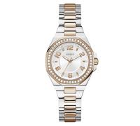 GUESS Contessa GW0877L4 - Orologio da donna in acciaio riciclato, cinturino bicolore oro rosa, 34 mm, Bicolore
