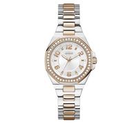 GUESS Contessa GW0877L4 - Orologio da donna in acciaio riciclato, cinturino bicolore oro rosa, 34 mm, Bicolore