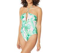 Guess, Costume da Bagno Interno Unico Pezzo Stampa Floreale Rosa e Verde Ragazza Donna (M)