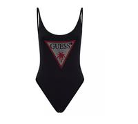Guess - Costume da Bagno Intero con Strass - - Swimwear - Donna - Nero - XL