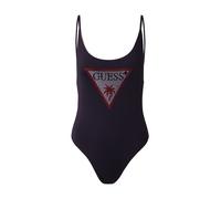 GUESS Costume intero rosso / nero / argento Donna GUESS XL